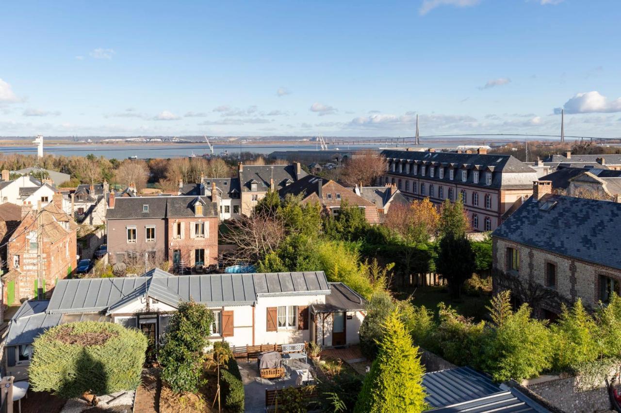 Là-Haut - 3 Panorama of the Estuary - City Center Honfleur Exterior foto